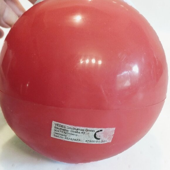 Vintage Musical Roly Poly Toy Clown Made in Germany - Picture 9 of 12